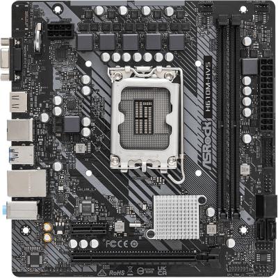 Материнская плата ASRock H610M-HVS Socket 1700 H610 2xDDR4 1xPCI-E 16x 1xPCI-E 1x 4xSATA III mATX Retail