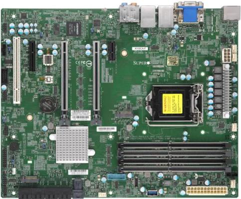Сервер.плата SuperMicro MBD-X11SCA-F-B <C246, LGA1151v2> <1x MCP-260-00122-0N, 2x CBL-0044L, 2x MCP-450-00005-0B or MCP-450-00006-0B>