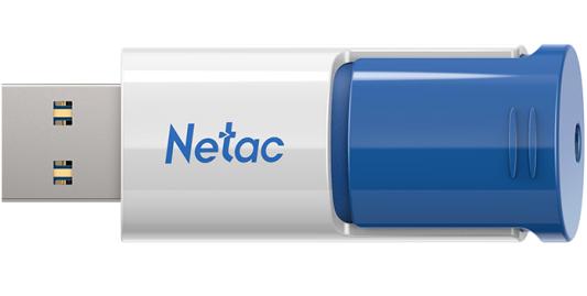 Флешка 256GB Netac U182 Blue USB 3.0 сдвижной корпус черно-синяя NT03U182N-256G-30BL