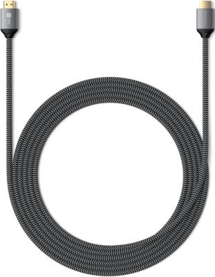 Кабель HDMI 2м Satechi ST-8KHC2MM круглый серый
