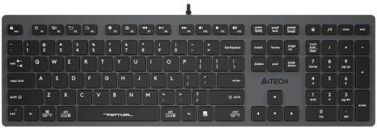 Клавиатура проводная A4TECH Fstyler FX50 USB серый