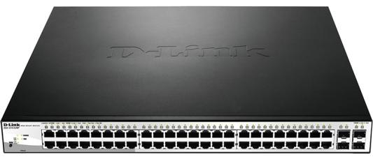 Коммутатор D-Link DGS-1210-52/F3A с 48 портами 10/100/1000Base-T