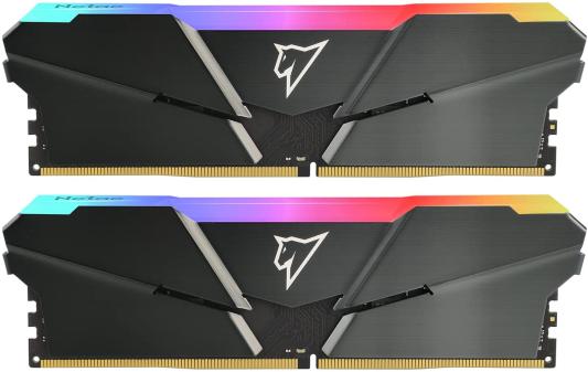 Оперативная память для компьютера 16Gb (2x8Gb) PC4-28800 3600MHz DDR4 DIMM CL18 Netac Shadow RGB NTSRD4P36DP-16E