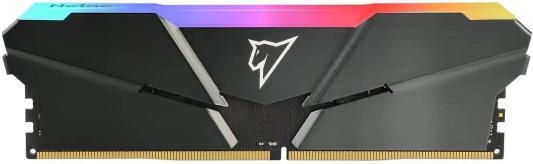 Оперативная память для компьютера 16Gb (1x16Gb) PC4-25600 3200MHz DDR4 DIMM CL16 Netac Shadow RGB NTSRD4P32SP-16E