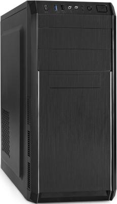 Корпус Miditower ExeGate XP-334UC-XP400 (ATX, XP400 с вент. 12см, 1*USB+1*USB3.0+1*TypeC, аудио, черный)