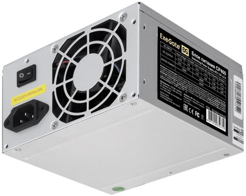 Блок питания ATX 400Вт Exegate CP400 (20+4pin) PPFC 80mm fan 3xSATA 2xIDE [EX165131RUS-PC]