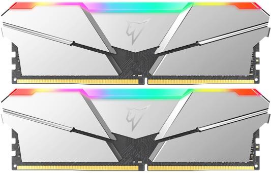 Оперативная память для компьютера 16Gb (2x8Gb) PC4-28800 3600MHz DDR4 DIMM CL16 Netac Shadow RGB NTSRD4P36DP-16S