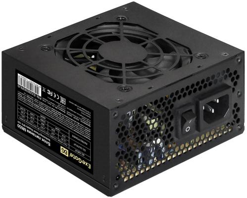 Блок питания SFX 650 Вт Exegate M650 EX292283RUS (20+4pin) APFC 80mm fan 6xSATA Cable Management RTL