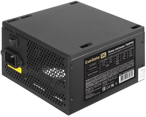 Блок питания ATX 750 Вт Exegate 750PPE