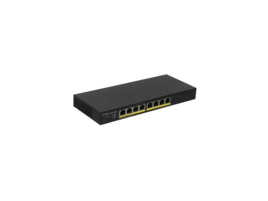 Smart L2 коммутатор PoE+ Zyxel GS1900-8HP, 8xGE PoE+, настольный, бесшумный, бюджет PoE 70 Вт