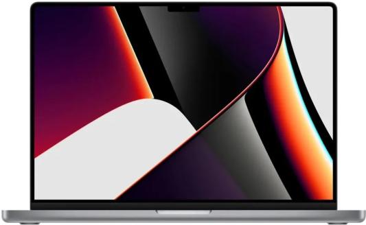 Ноутбук Apple MacBook Pro 16 2021 16" 3456x2234 Apple -M1 Max SSD 1024 Gb 32Gb WiFi (802.11 b/g/n/ac/ax) Bluetooth 5.2 Apple M1 Max 32-core серый macOS MK1A3LL/A
