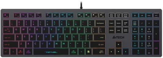 Клавиатура проводная A4TECH Fstyler FX60 USB черный