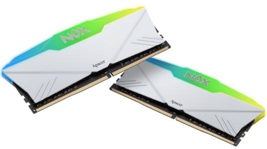 Оперативная память для компьютера 32Gb (2x16Gb) PC4-28800 3600MHz DDR4 DIMM CL18 Apacer NOX RGB AH4U32G36C25YNWAA-2