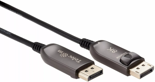 Кабель DisplayPort 50м TELECOM TCG2130-50M круглый черный