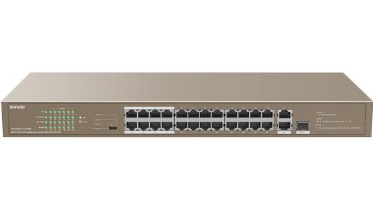Tenda TEF1126P-24-250W 26-Портовый коммутатор без управления FE c 24 портами PoE