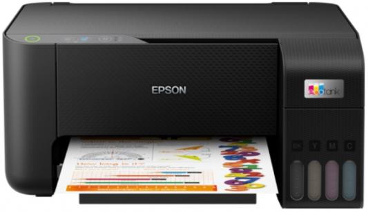 МФУ струйное Epson EcoTank L3210 (A4, принтер/сканер/копир, 5760x1440dpi, 33чб/15цв. ppm, СНПЧ, USB) C11CJ68405