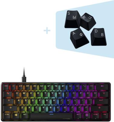 Клавиатура HyperX Alloy Origins 60 механическая черный USB LED (4P5N4AA#ABA)