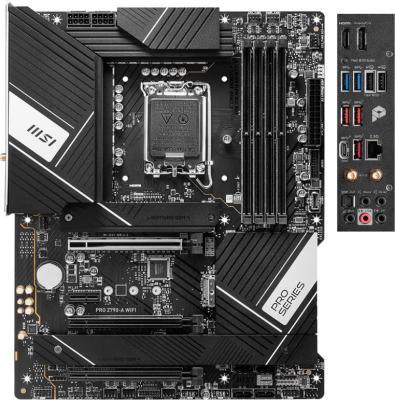 Материнская плата MSI PRO Z790-A WIFI Socket 1700 Z790 4xDDR5 3xPCI-E 16x 1xPCI-E 1x 6xSATA III ATX Retail