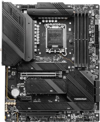 Материнская плата MSI MAG Z790 TOMAHAWK WIFI Socket 1700 Z790 4xDDR5 2xPCI-E 16x 1xPCI-E 1x 7xSATA III ATX Retail