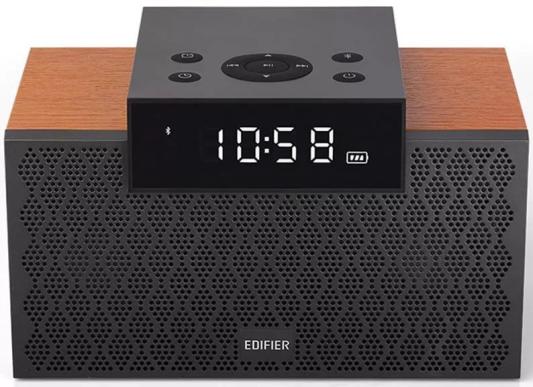 Портативная колонка Edifier MP260, 1.0, темное дерево/черный, 20 Вт, Bluetooth, 2600мАч