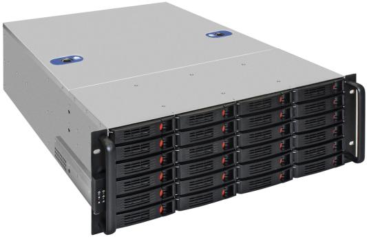 Серверный корпус ExeGate Pro 4U660-HS24 <RM 19", высота 4U, глубина 660, БП 700ADS, 24xHotSwap, USB>