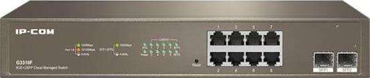 IP-COM G3310F Коммутатор управляемый, настенный, 1000 Мбит/сек, 8 port, SFPx2