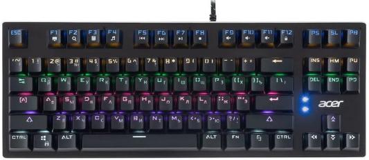 Клавиатура проводная Acer OKW126 USB черный