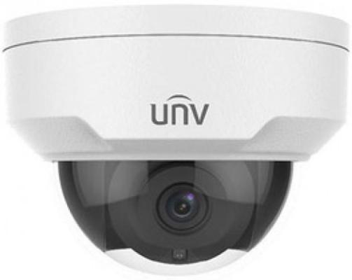 Uniview Видеокамера IP купольная антивандальная, 1/2.7" 4 Мп КМОП @ 30 к/с, ИК-подсветка до 50м., LightHunter 0.003 Лк @F1.6, объектив 4.0 мм, WDR, 2D/3D DNR, Ultra 265, H.265, H.264, MJPEG, 3 потока,