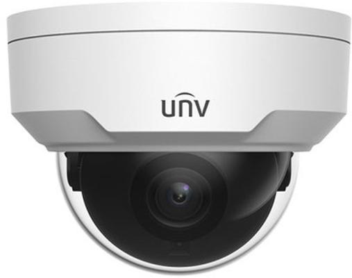 Uniview Видеокамера IP купольная антивандальная, 1/3" 4 Мп КМОП @ 30 к/с, ИК-подсветка до 30м., 0.01 Лк @F2.0, объектив 4.0 мм, DWDR, 2D/3D DNR, Ultra 265, H.265, H.264, MJPEG, 2 потока, детекция движ