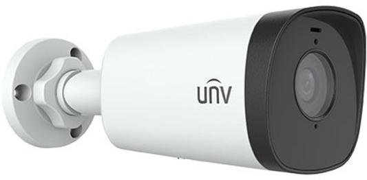 Uniview Видеокамера IP цилиндрическая, 1/2.8" 2 Мп КМОП @ 30 к/с, ИК-подсветка до 80м., LightHunter 0.001 Лк @F1.6, объектив 4.0 мм, WDR, 2D/3D DNR, Ultra 265, H.265, H.264, MJPEG, 3 потока, 2 (два) в