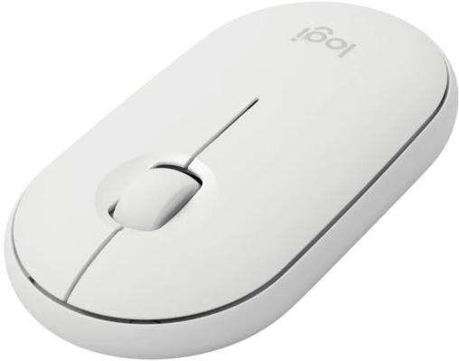 Мышь беспроводная Logitech Pebble M350 бежевая 910-005541