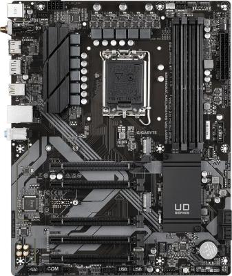 Материнская плата Gigabyte B760 DS3H AX DDR4 Soc-1700 Intel B760 4xDDR4 ATX AC`97 8ch(7.1) GbLAN RAID+HDMI+DP