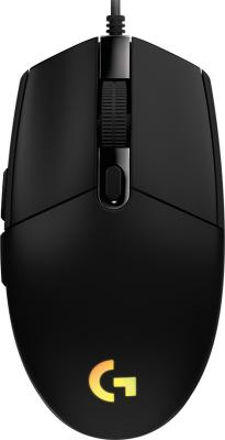 Мышь проводная Logitech G102 LIGHTSYNC чёрный USB 910-005808