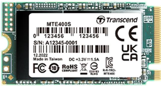 Твердотельный накопитель SSD M.2 2242 Transcend 256GB MTE400S <TS256GMTE400S> (PCI-E 3.0 x4, up to 2000/1000Mbs, 3D NAND, 100TBW, NVMe 1.3, 22х42mm)