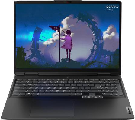 Ноутбук Lenovo IdeaPad Gaming 3 16IAH7 16" 1920x1200 Intel Core i7-12650H SSD 1024 Gb 16Gb WiFi (802.11 b/g/n/ac/ax) Bluetooth 5.1 nVidia GeForce RTX 3050 Ti 4096 Мб черный DOS 82SA00DJRK