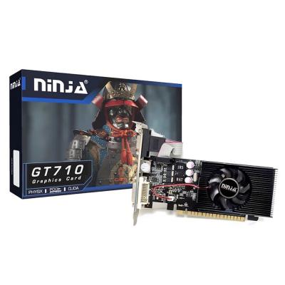 Видеокарта Ninja NVIDIA GeForce GT 710 2GB 64bit DDR3 DVI HDMI CRT PCIE