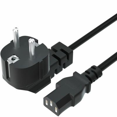 Кабель питания системный блок-монитор Lyambda LH-05-BK (C13-C14, 3х0.75мм?, 250В, 10A, черный, 1м)