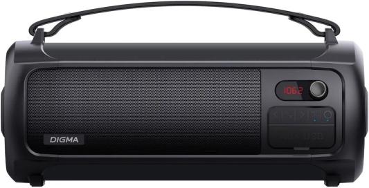 Портативная колонка Digma D-PS1523, 25Вт, черный [sp1523b]