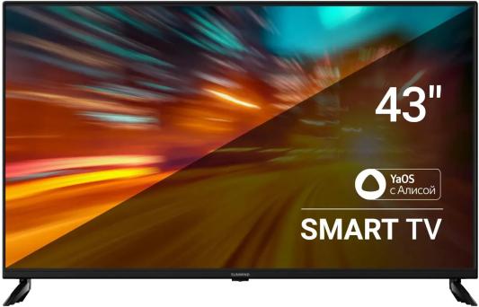 Телевизор 43'' SunWind SUN-LED43XU400, 4K Ultra HD, черный, СМАРТ ТВ, Яндекс.ТВ