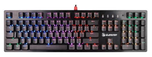 Клавиатура A4TECH Bloody B810R Battlefield,  USB, черный [b810r (battlefield)]
