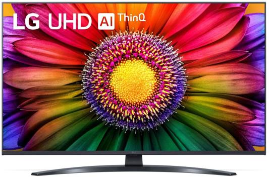Телевизор 75" LG 75UR81009LK.ARUB серый 3840x2160 60 Гц Wi-Fi Smart TV Bluetooth 3 х HDMI 2 х USB RJ-45 Bluetooth