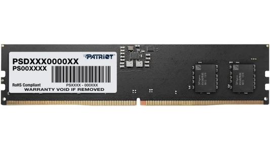 Оперативная память для компьютера 32Gb (1x32Gb) PC5-44800 5600MHz DDR5 DIMM CL46 Patriot Signature PSD532G56002