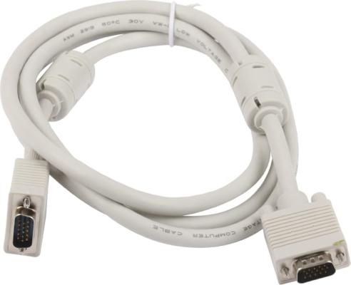 Кабель VGA 1.8м Gembird Premium тройной экран феритов. кольц. CC-PPVGA-6 пакет