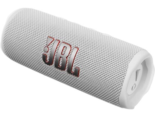 Портативная колонка JBL Flip 6, 1.0, белый, 30 Вт, Bluetooth, 4800мАч, влагозащита IP67