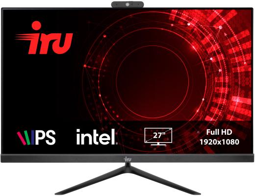 Моноблок 27" iRu Office 27IH5 1920 x 1080 Intel Core i5-11400 8Gb SSD 240 Gb Intel UHD Graphics 730 DOS черный 1933888 1933888