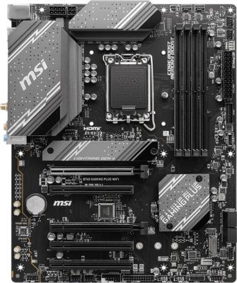 Материнская плата MSI B760 GAMING PLUS WIFI Socket 1700 B760 4xDDR5 5xPCI-E 16x 4xSATA III ATX Retail