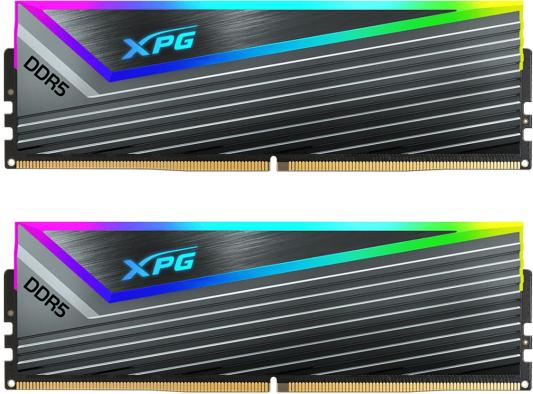Оперативная память для компьютера 32Gb (2x16Gb) PC5-51200 6400MHz DDR5 DIMM CL32 ADATA XPG AX5U6400C3216G-DCCAGY
