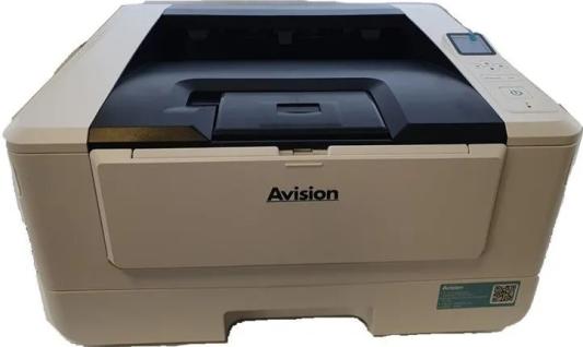 Принтер лазерный ч/б Avision AP40 (A4, ч/б, 40 стр/мин, 1200x1200 dpi, 512 Мб, Duplex, 2 лотка 250+10 л, USB, Ethernet)