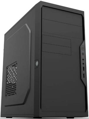 Корпус mATX 500Вт Foxline FL-733(R)-FZ500R  mATX, 2x5.25EXT, 2x3.5EXT, 5x3.5INT, 2xUSB3.0, HDA, w/o FAN, w/500W ATX PSU, w/1.2m EU pwr cord