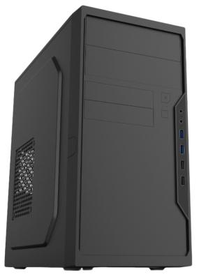 Корпус mATX 450Вт Foxline FL-733R-FZ450R-U32H-NRP mATX case, black, w/PSU 450W 12cm, w/2xUSB2.0, w/2xUSB3.0, w/P-lock, w/E-lock support, w/rear LED lighting button,w/top handle, w/pwr cord, w/o FAN